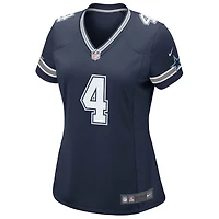 Joueur de jeu pour femmes Nike Dak Prescott Navy Dallas Cowboys - Maillot