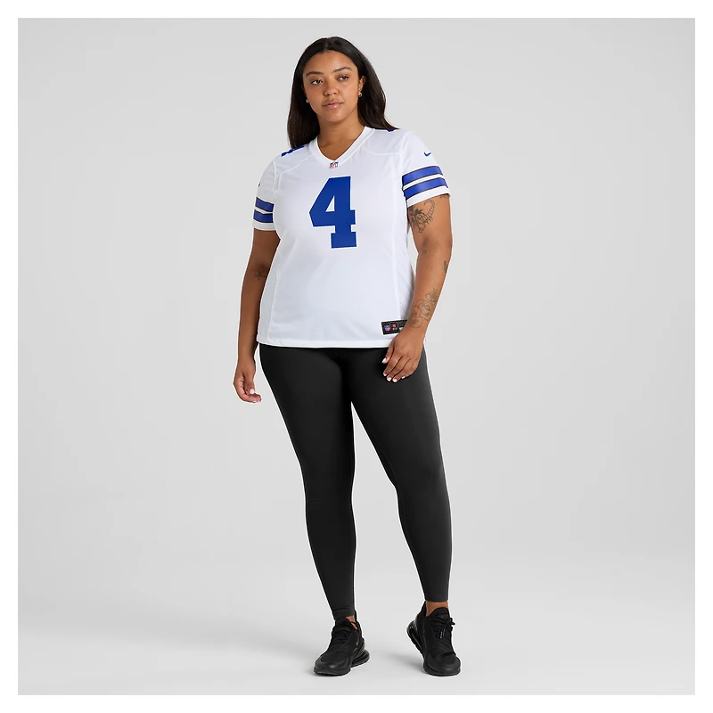 Women's Nike Dak Prescott White Dallas Cowboys Game Player - Jersey