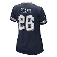 Maillot de match Nike DaRon Bland pour femmes, bleu marine, Dallas Cowboys