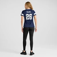 Maillot de match Nike DaRon Bland pour femmes, bleu marine, Dallas Cowboys