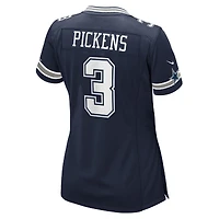 Maillot Nike George Pickens bleu marine des Cowboys de Dallas pour femme