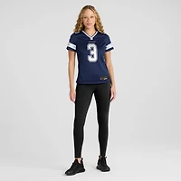Maillot Nike George Pickens bleu marine des Cowboys de Dallas pour femme