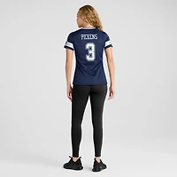 Maillot Nike George Pickens bleu marine des Cowboys de Dallas pour femme