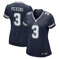 Maillot Nike George Pickens bleu marine des Cowboys de Dallas pour femme