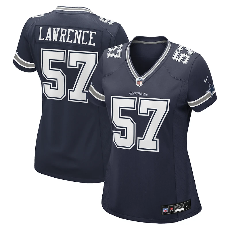 Women's Nike Malachi Lawrence Navy Dallas Cowboys Game Jersey