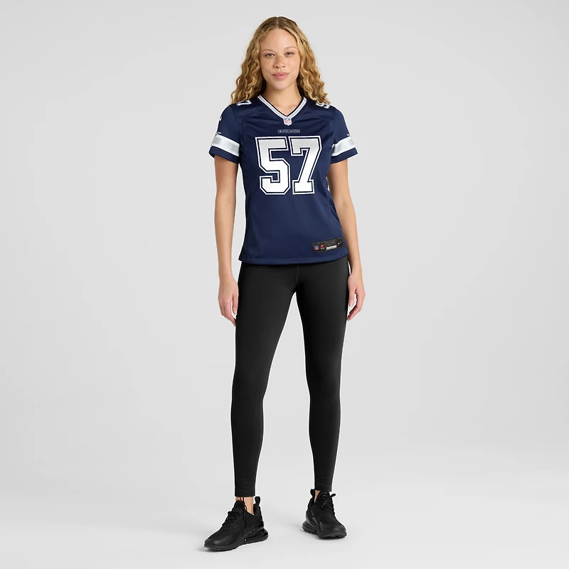 Women's Nike Malachi Lawrence Navy Dallas Cowboys Game Jersey
