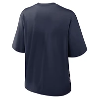 T-shirt carré Nike pour femmes, bleu marine, Dallas Cowboys