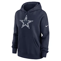 Women's Nike Navy Dallas Cowboys Club Fleece Hoodie