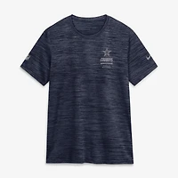 Women's Nike Navy Dallas Cowboys Sideline Velocity Dri-FIT T-Shirt