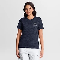 Women's Nike Navy Dallas Cowboys Sideline Velocity Dri-FIT T-Shirt
