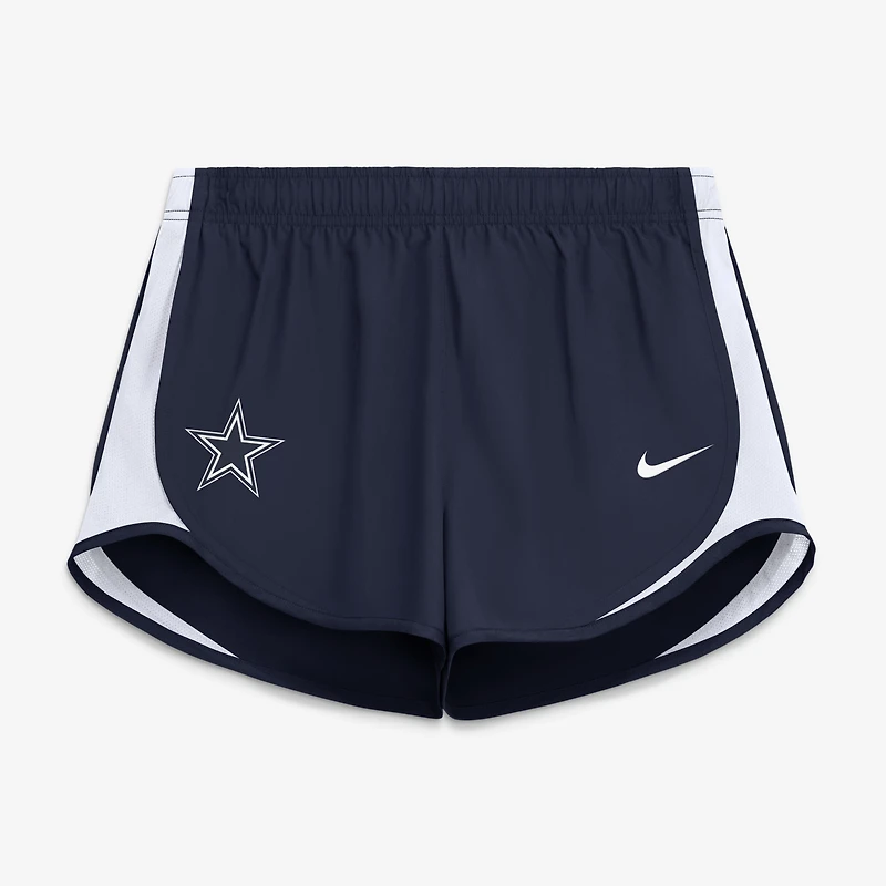 Women's Nike Navy Dallas Cowboys Tempo Mid-Rise Dri-FIT Shorts