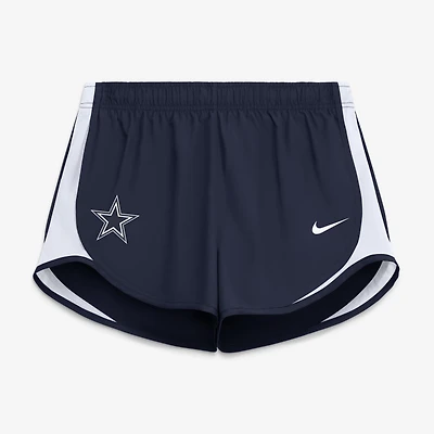 Women's Nike Navy Dallas Cowboys Tempo Mid-Rise Dri-FIT Shorts