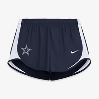 Women's Nike Navy Dallas Cowboys Tempo Mid-Rise Dri-FIT Shorts
