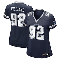 Women's Nike Quinnen Williams Navy Dallas Cowboys Team Game Jersey