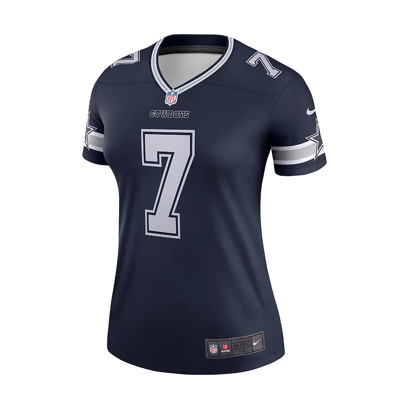 Haut Nike Trevon Diggs bleu marine pour femme, joueur légendaire des Cowboys de Dallas