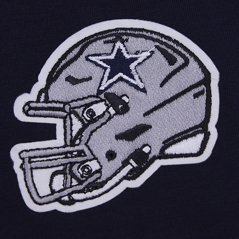 Women's Pro Standard Navy Dallas Cowboys Boxy Cropped T-Shirt