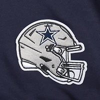 Sweat à capuche court imprimé de bijoux Dallas Cowboys Pro Standard pour femme, bleu marine