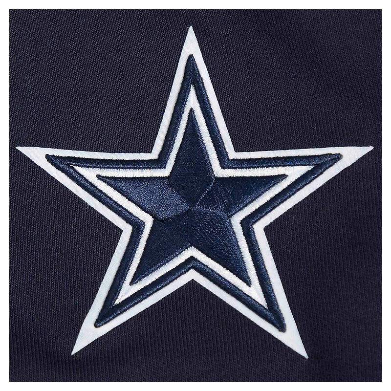 Women's Pro Standard  Navy Dallas Cowboys Wingspan Pullover Sweatshirt