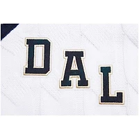 Women's Pro Standard  White Dallas Cowboys Prep V-Neck Pullover Sweater