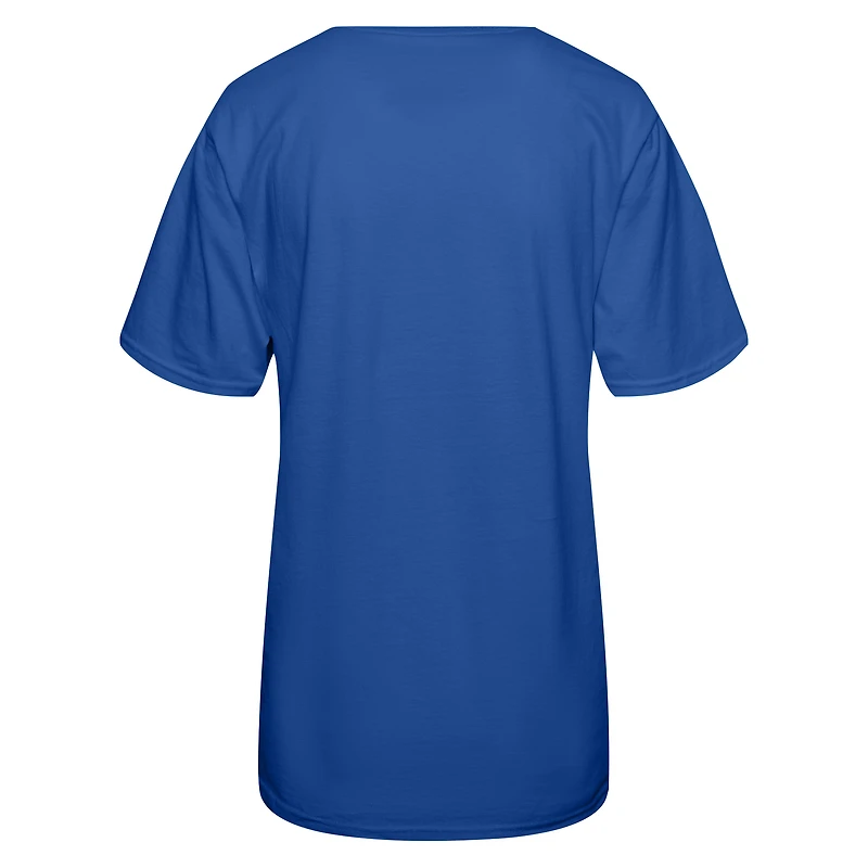 T-shirt pour femme avec bottes en cœur des pom-pom girls Cowboys de Dallas Royal