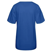 T-shirt pour femme avec bottes en cœur des pom-pom girls Cowboys de Dallas Royal