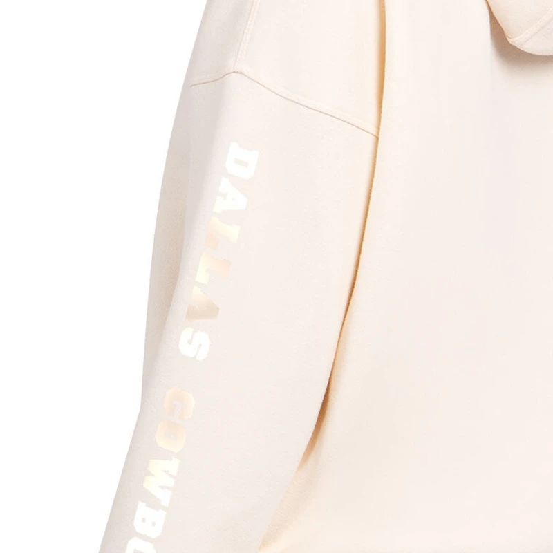 Sweat à capuche de voyage décontracté Dallas Cowboys Pastels, crème Starter Cream pour femme