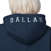 Women's Starter  Navy Dallas Cowboys 4th Down Full-Zip Hoodie
