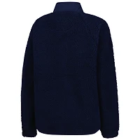 Women's Starter Navy Dallas Cowboys On the Ball Sherpa Jacket