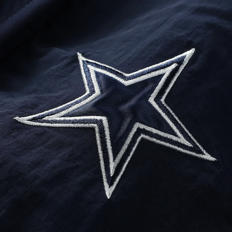 Women's Starter Navy Dallas Cowboys On the Ball Sherpa Jacket