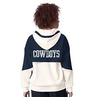 Sweat à capuche entièrement zippé blanc Dallas Cowboys Starter pour femme