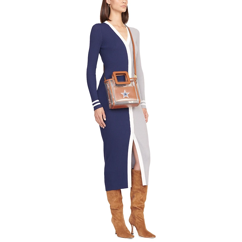 Women's STAUD  Dallas Cowboys Clear Mini Shirley Bag