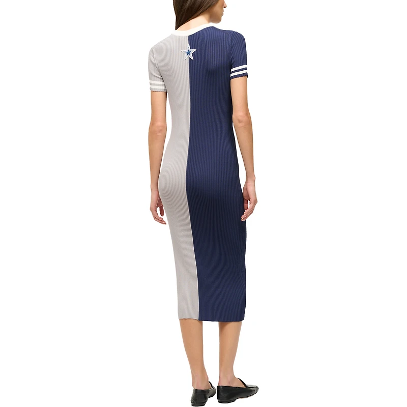 Women's STAUD Navy/Silver Dallas Cowboys Colleen Dress