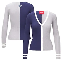 Pull cargo STAUD pour femmes, bleu marine/blanc, Dallas Cowboys