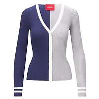 Pull cargo STAUD pour femmes, bleu marine/blanc, Dallas Cowboys