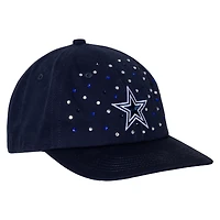 Women's The Wild Collective Navy Dallas Cowboys Jeweled Adjustable Hat