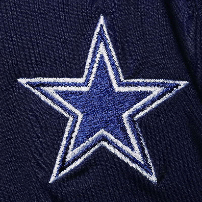Women's Tommy Bahama Navy Dallas Cowboys Pearl Clara Wrap One-Piece Swimsuit