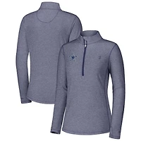 Women's Tommy Bahama Navy Dallas Cowboys Sport Playa Vista IslandZone Quarter-Zip Jacket