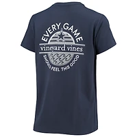 T-shirt Vineyard Vines pour femmes, bleu marine, Dallas Cowboys, chaque jour devrait ressentir ce bien