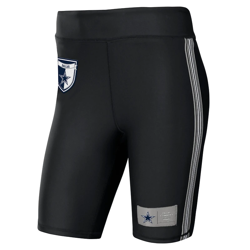 Women's WEAR by Erin Andrews Black Dallas Cowboys Biker Shorts
