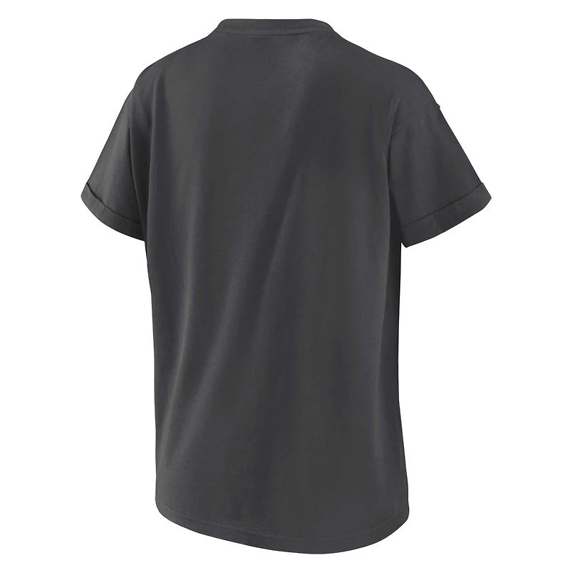 Women's WEAR by Erin Andrews Charcoal Dallas Cowboys Boyfriend T-Shirt