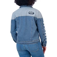 Veste en jean boutonnée pour femme WEAR by Erin Andrews Dallas Cowboys
