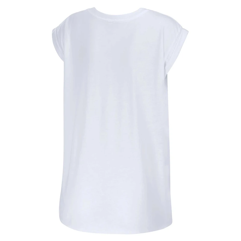 Women's WEAR by Erin Andrews White Dallas Cowboys Checker Muscle Tank Top