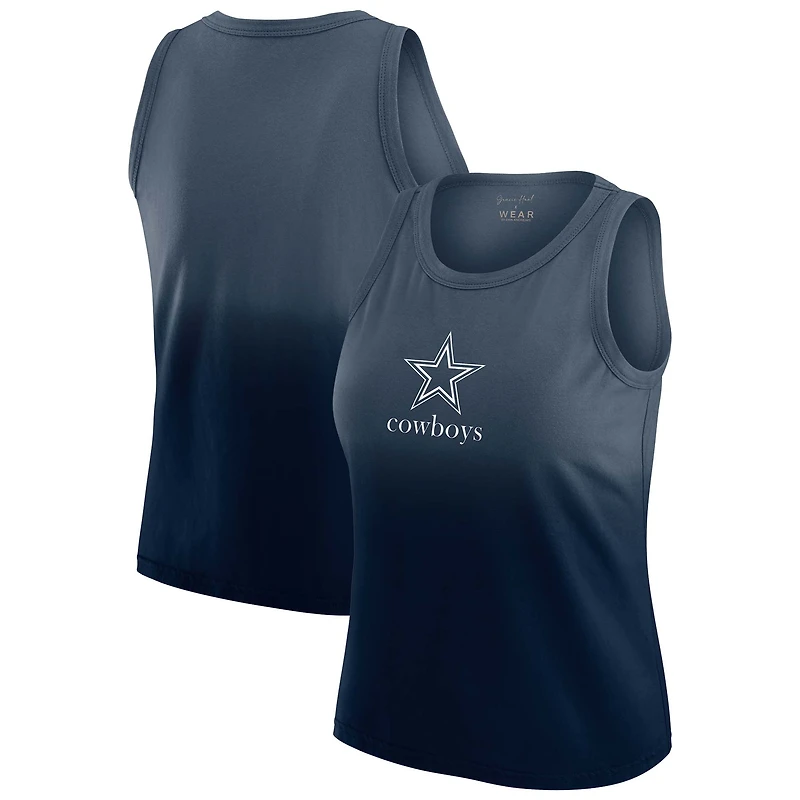 Débardeur bleu marine ombré Dallas Cowboys WEAR by Erin Andrews x Gracie Hunt pour femme