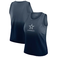 Débardeur bleu marine ombré Dallas Cowboys WEAR by Erin Andrews x Gracie Hunt pour femme