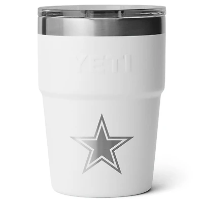 Gobelet empilable Rambler YETI Dallas Cowboys Secondary 473 ml avec couvercle Magslider