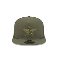 Youth New Era  Olive Dallas Cowboys Color Pack A-Frame 9FIFTY