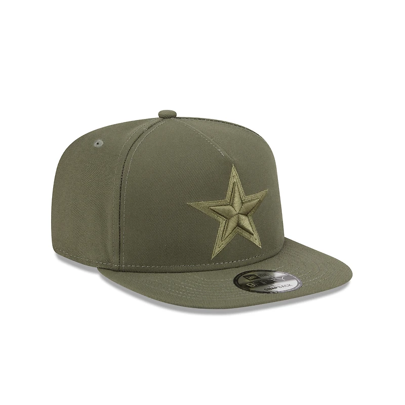 Youth New Era  Olive Dallas Cowboys Color Pack A-Frame 9FIFTY