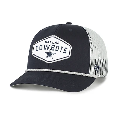 Youth '47  Navy Dallas Cowboys Ace Out Rope Trucker Adjustable Hat