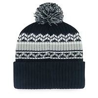 Bonnet en tricot à revers Polar Vortex bleu marine '47 pour jeunes Cowboys de Dallas avec pompon