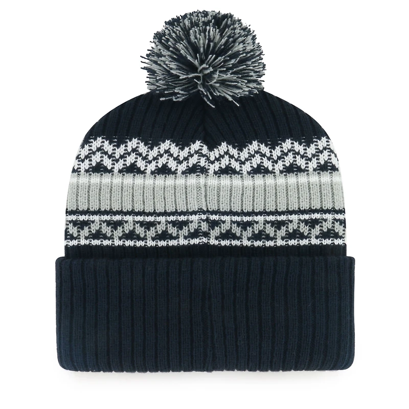 Youth '47 Navy Dallas Cowboys Polar Vortex Cuffed Knit Hat with Pom